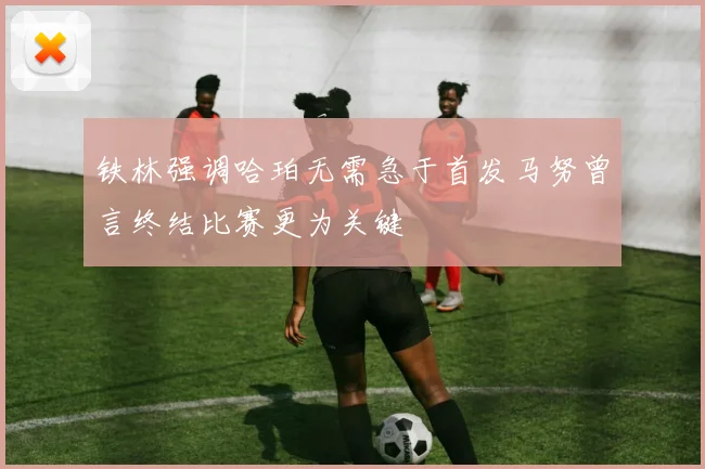 铁林强调哈珀无需急于首发马努曾言终结比赛更为关键
